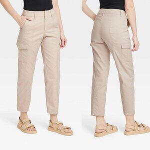 Size 16 - Womens Effortless Chino Cargo Pants - A New Day - Tan